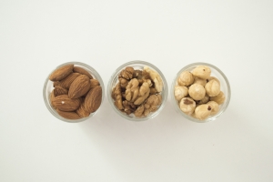 almonds cashews and pistachios