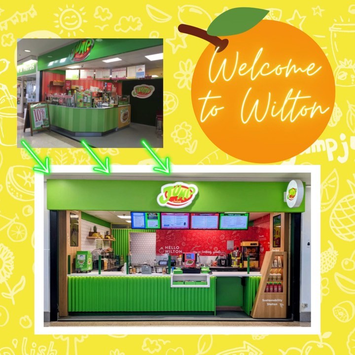 Orange you glad we did a juicy makeover in Wilton? 🍊

We’re celebrating and giving you and a friend a couple of smoothies to enjoy in our shiny new store in @wiltonshoppingcentre 💚

Simply tag a friend you want to share a smoothie date with it’s just that…. Easy peasy lemon squeezy🍋

Winners chosen Friday 6th May 🍓